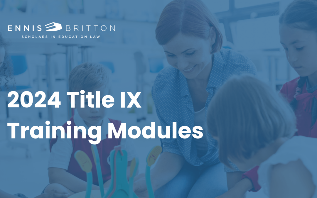 2024 Title IX Training Modules & Resources